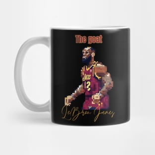 Lebron James Victor pixel art Mug